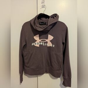 Under Armour Hoodie Sweatshirt With Cowl in Purple and Pink Size Small